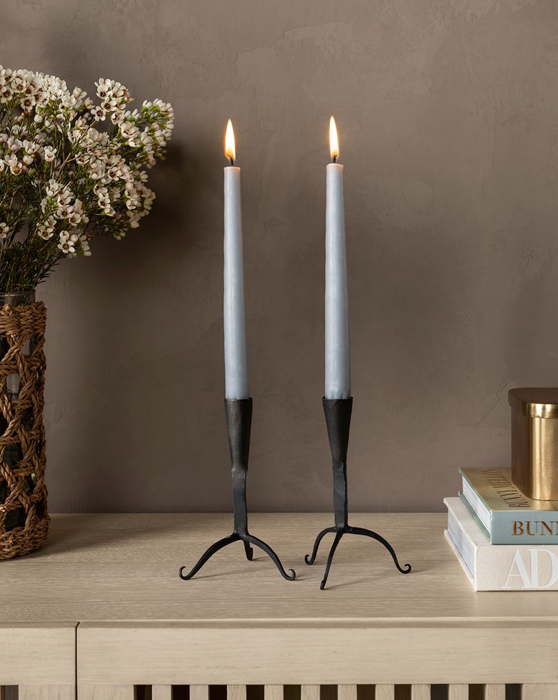 Neutral-Toned Candle Holders