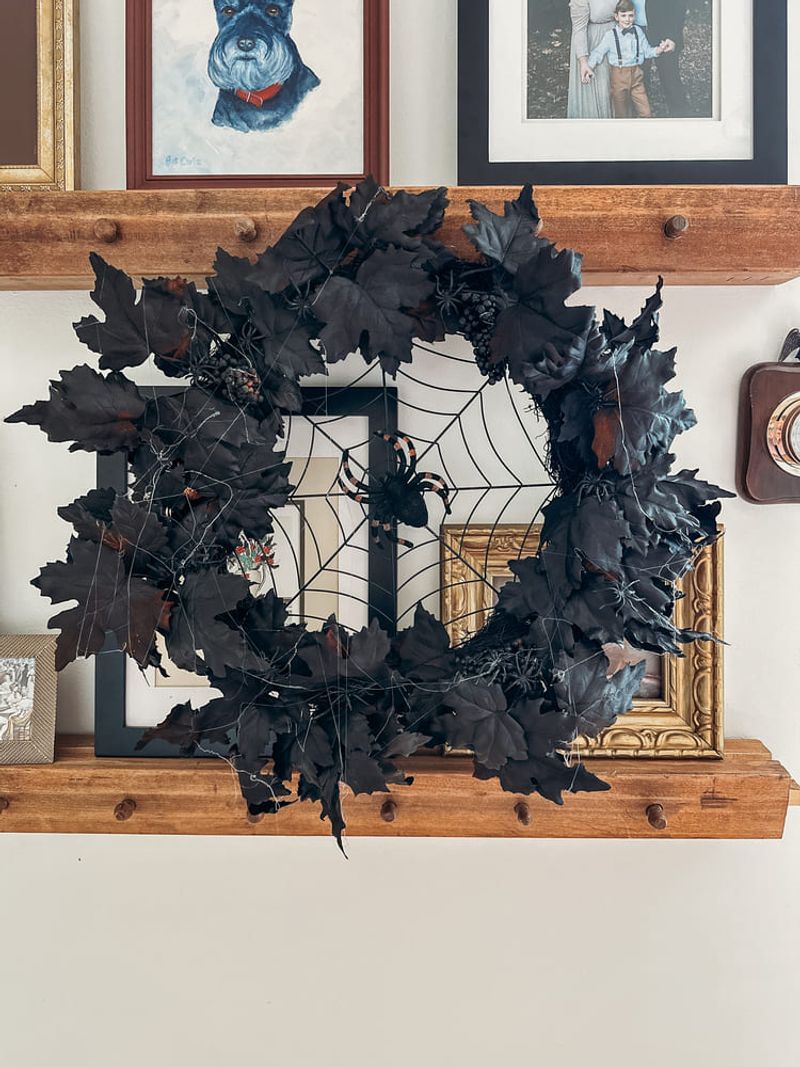 Gothic Iron Spider Wreath