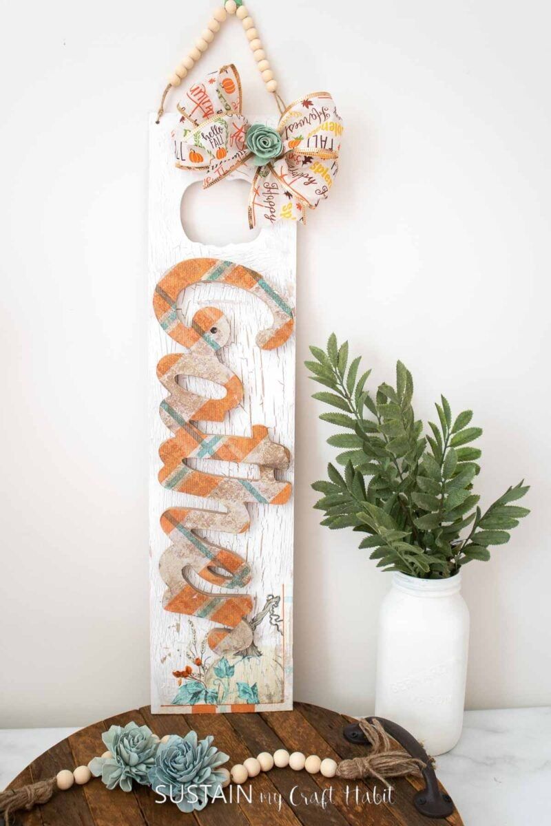 Reclaimed Wood Harvest Signs