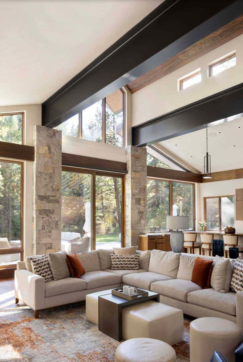 Evergreen Mountain Contemporary Homes Needing Rustic Balance