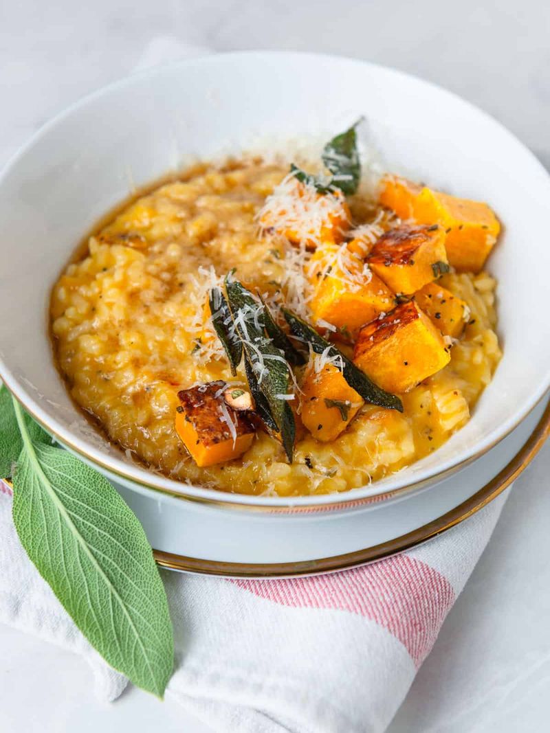 Butternut Squash and Sage Risotto