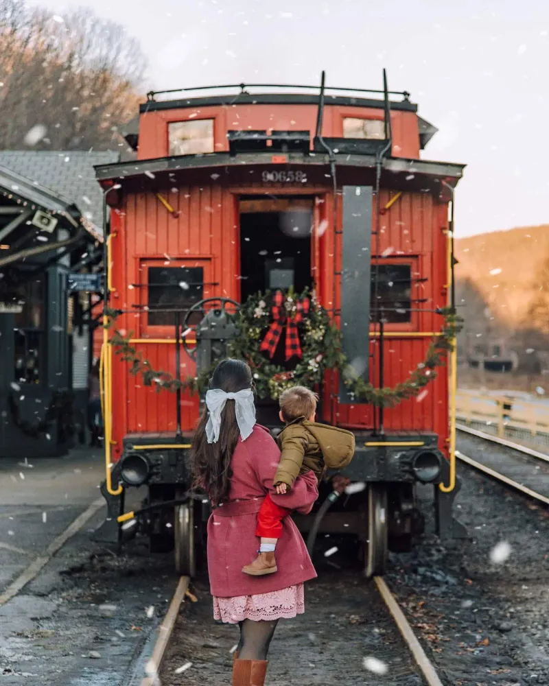 Elkins Depot Christmas Train