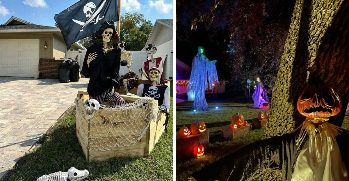 Halloween Yard Displays That Florida Neighbors Cant Stop Talking About - Decor Hint