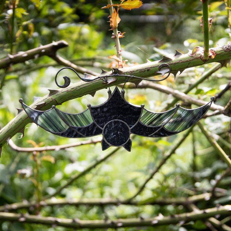 Mission-Style Stained Glass Bats