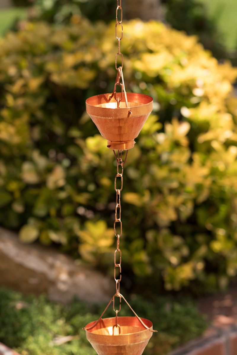 Copper Rain Chain Water Features