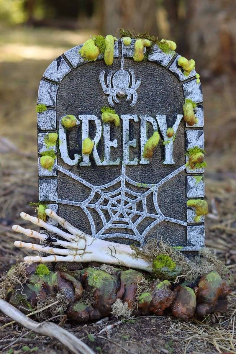 Moss-Covered Tombstones