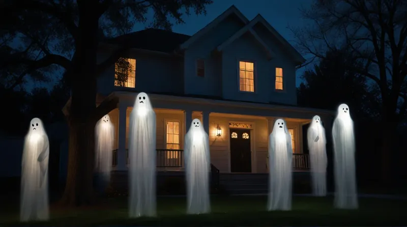 Glowing Ghost Stakes For Walkways