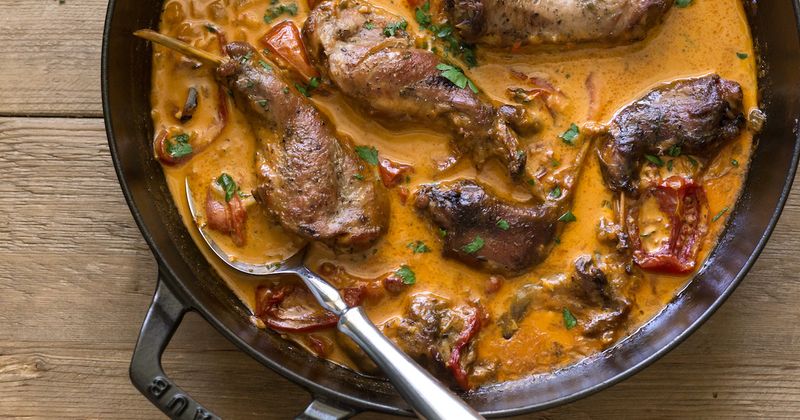Northwoods Venison And Mushroom Bake