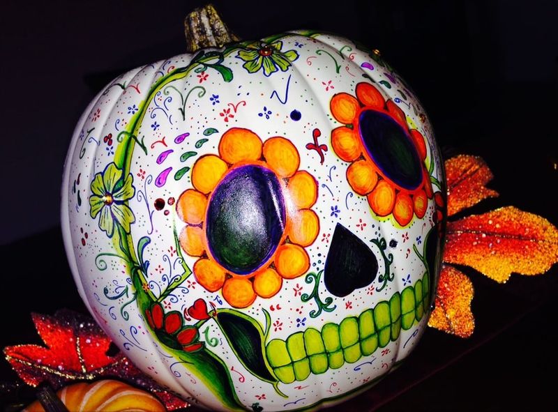 Calavera Pumpkin 