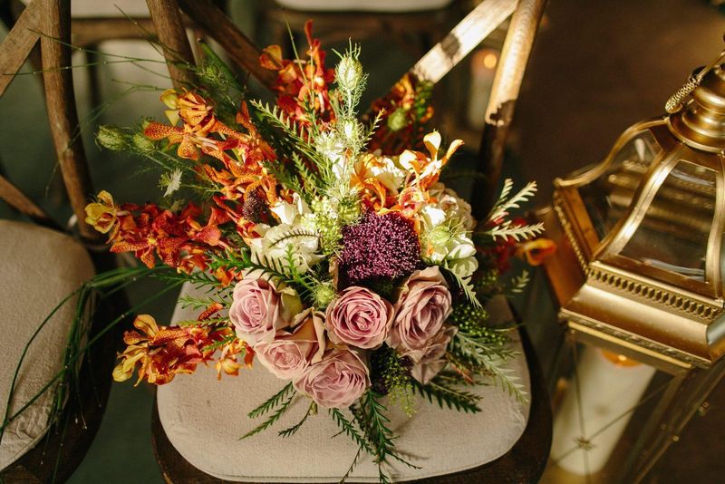 Lantern Centerpieces With Bayou Florals