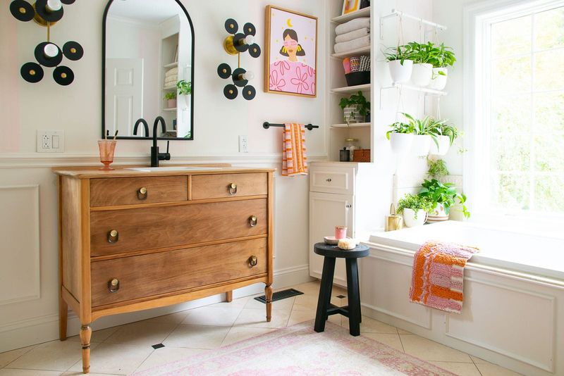 Vintage Vanities With Weathered Wood Charm