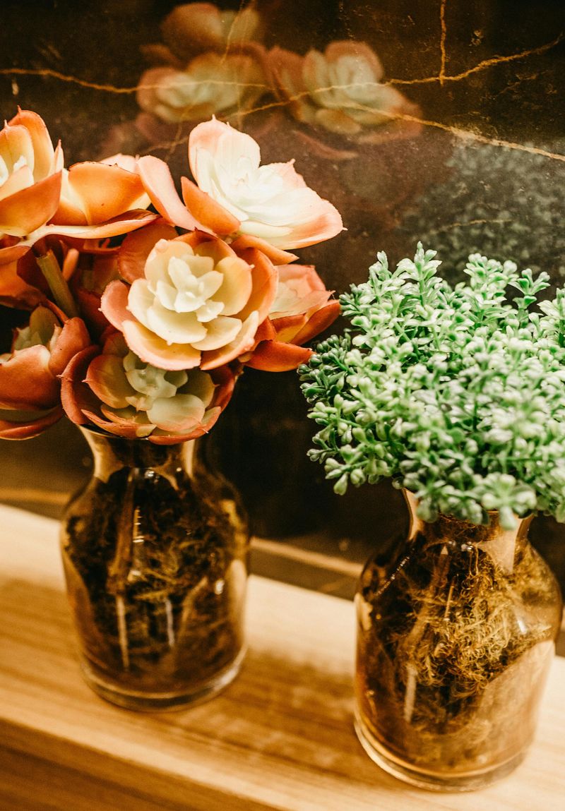 Excessive Faux Flowers Or Plants