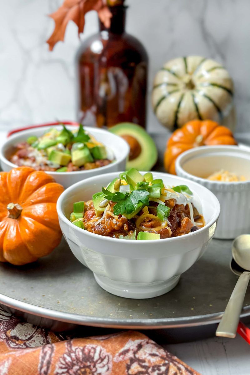 Appalachian Pumpkin and Turkey Chili