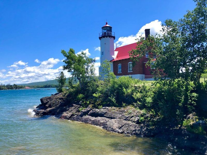 The Lighthouse Keeper's Circular Porch (Lake Superior)