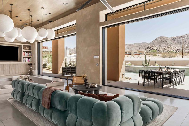 10 California Desert Retreats With Interiors That Match The Landscape - Decor Hint Mojave Villa: Sunset-Hued Sanctuary