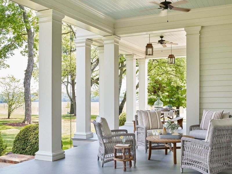 8 Tennessee Porches So Charming, You'll Forget About The House - Decor Hint Farmhouse Gathering Spot