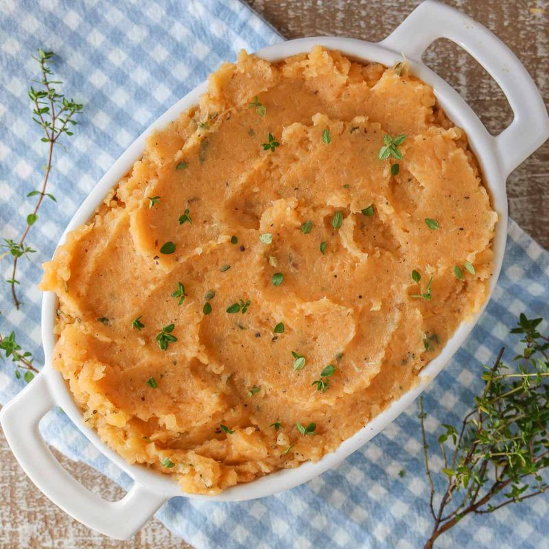 Spiced Turnip And Potato Mash With Brown Butter