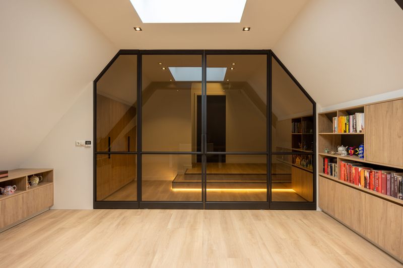 Sliding Metal Or Glass Doors For Flexibility