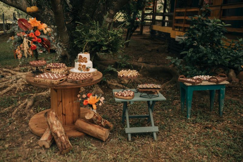 Reclaimed Wood Prep Tables