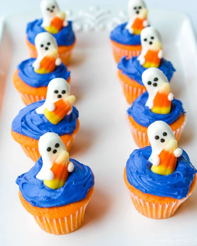 Haunted Ranch House Cupcakes