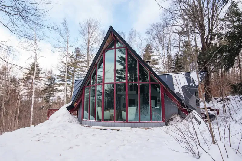 The Vermont A-Frame's Triangular Splendor