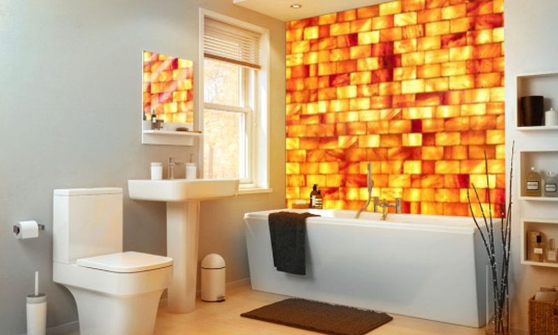 10 Seattle Wellness Bathrooms That Double As Spa-Like Retreats - Decor Hint Himalayan Salt Wall Glow