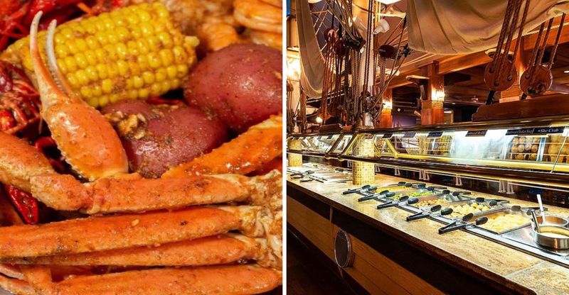 9 North Carolina Restaurants That Let You Feast Without Counting Plates - Decor Hint Captain George's Seafood Restaurant