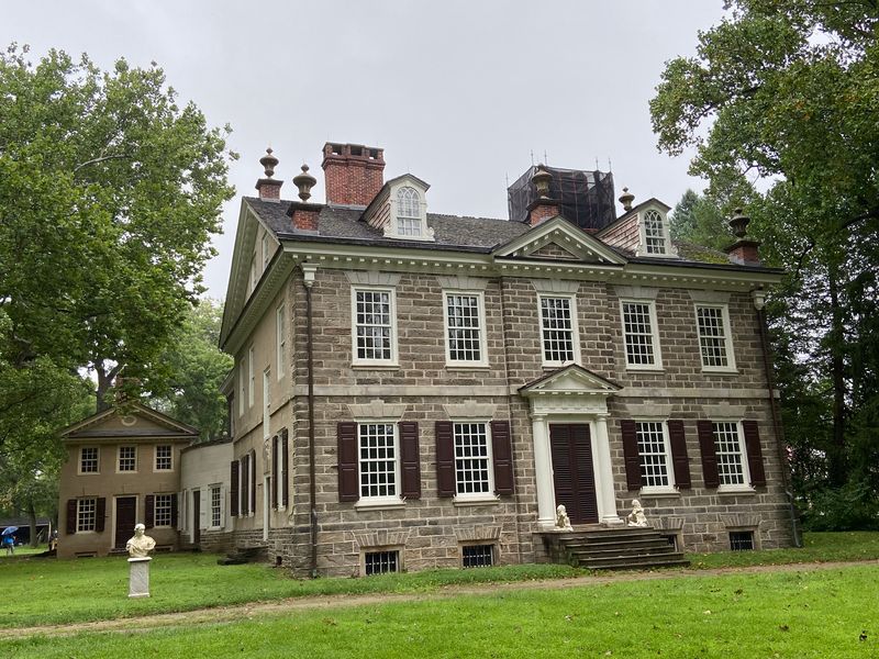 12 Pennsylvania Colonial Homes With Details That Still Inspire - Decor Hint Cliveden House – Germantown, Philadelphia (1767)
