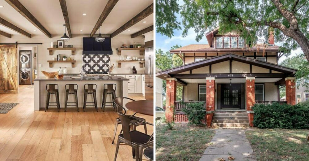 Kansas Craftsman Homes With Original Woodwork Still Intact - Decor Hint