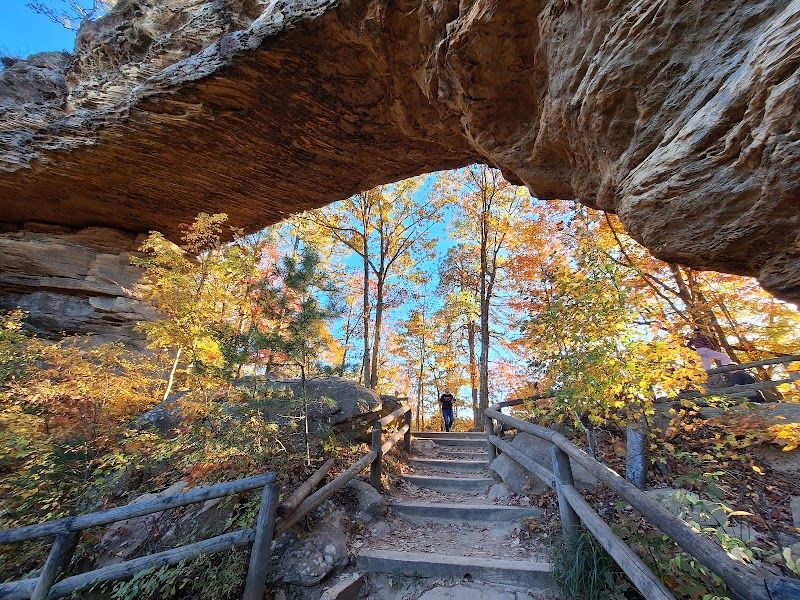 Natural Bridge State Resort Park - Nature's Red Rock Marvel