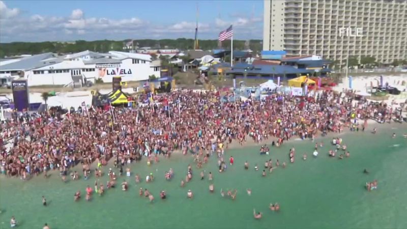 Florida Coastal Spots Swamped By Tourists - Decor Hint Panama City's Spring Break Chaos