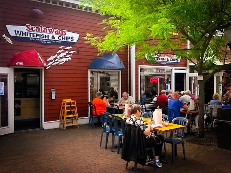Scalawags Whitefish & Chips in Mackinaw City