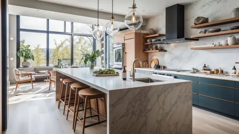 10 Minimalist Interior Design For Colorado A-Frame Cabins - Decor Hint Streamlined Kitchen Designs