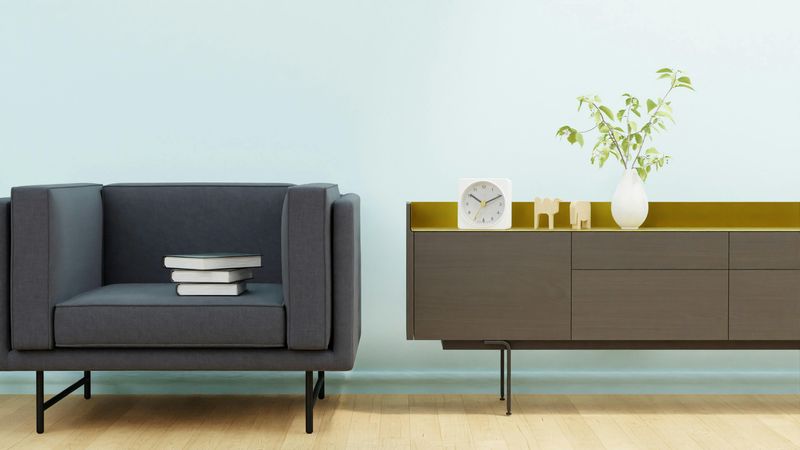 Furniture Pushed Against Walls