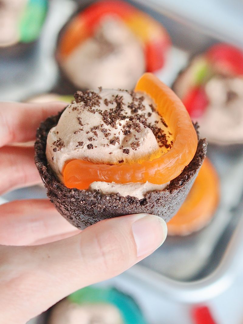 Armadillo Dirt Cup Cupcakes