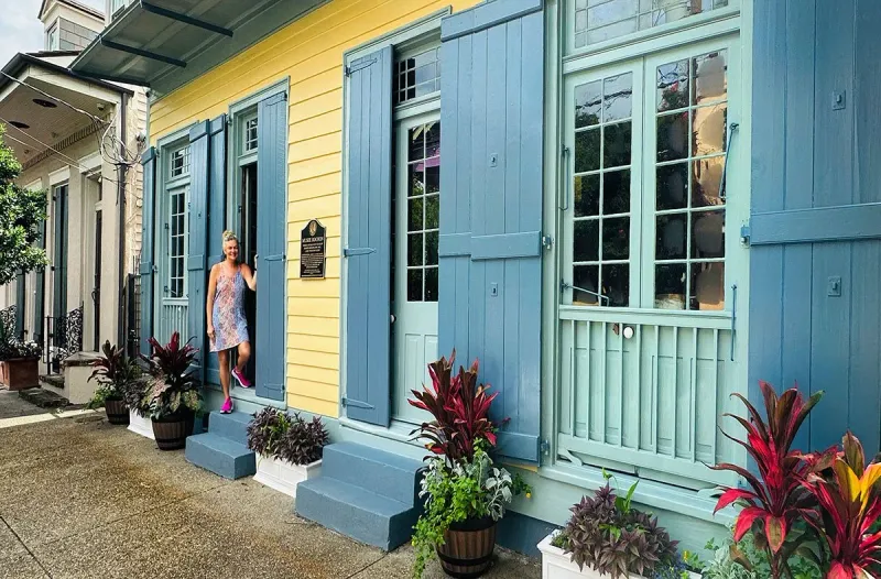 Louisiana Creole Cottages With Storybook Patina - Decor Hint Colorful Wooden Shutters That Whisper History