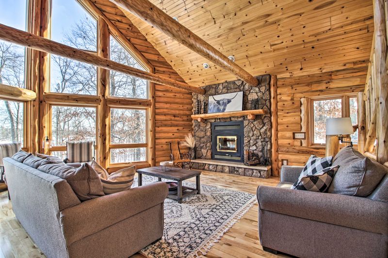 12 Cabin Interiors In Minnesota That Might Capture Winter Charm - Decor Hint Brainerd Lakes Area Cabin Minnesota