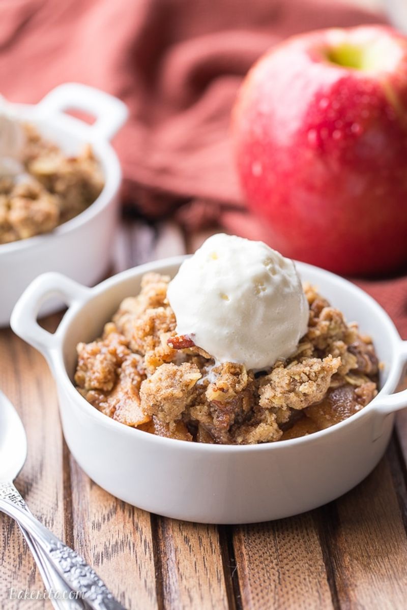 Rustic Maple Apple Crisp