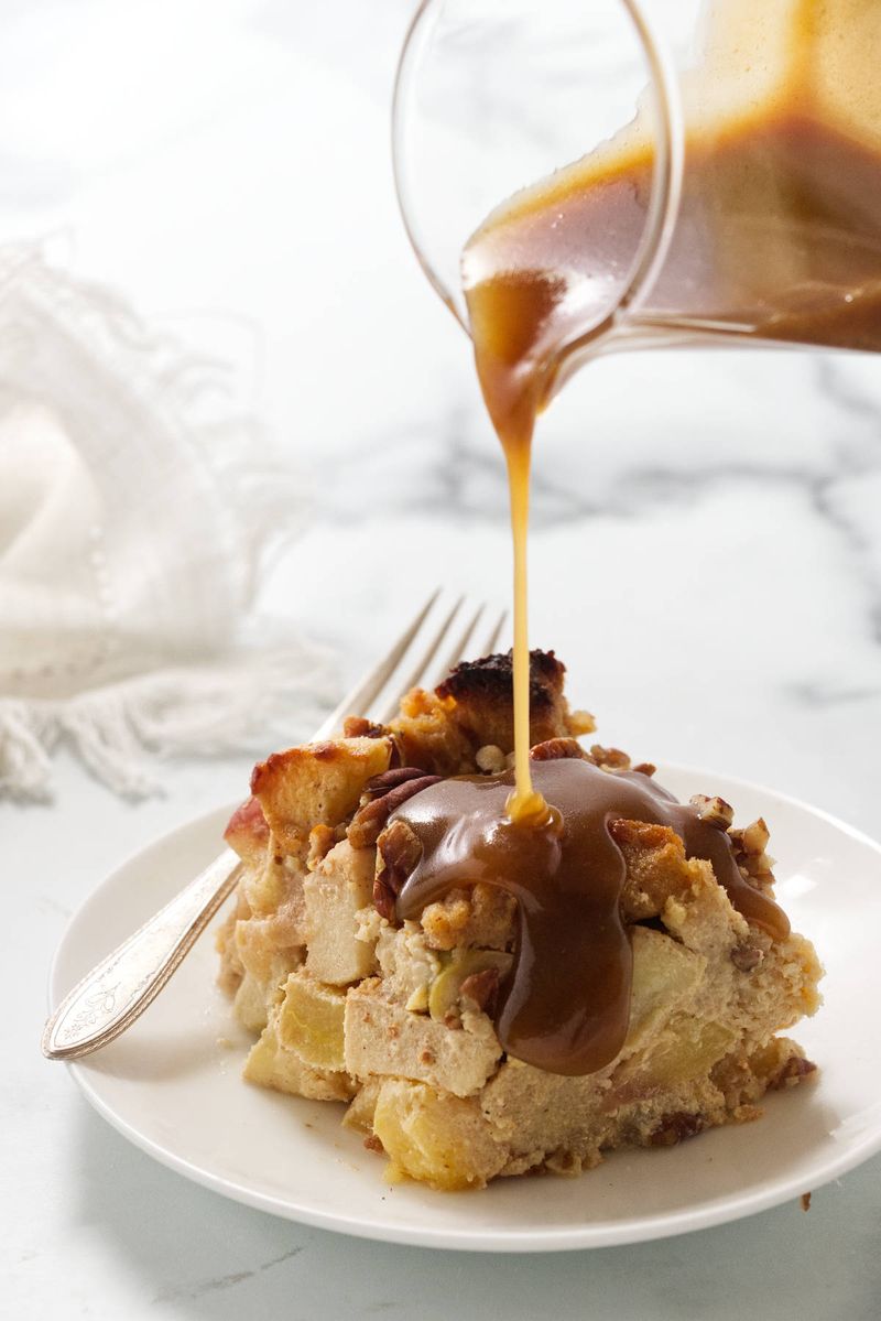 Maple Pecan Bread Pudding