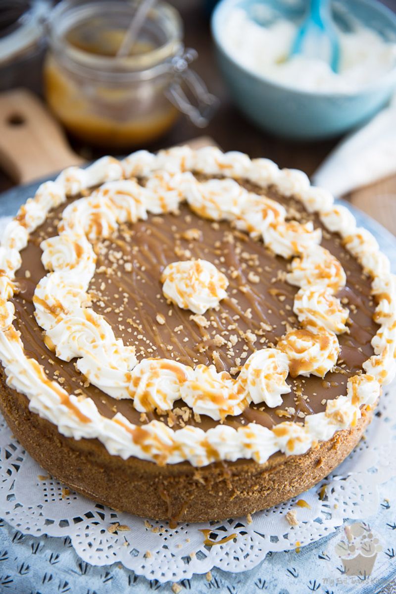 Caramel Cascade Pumpkin Cheesecake