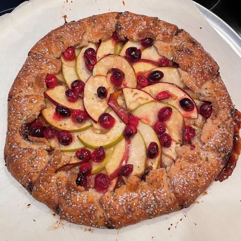 Maple Cranberry Galette