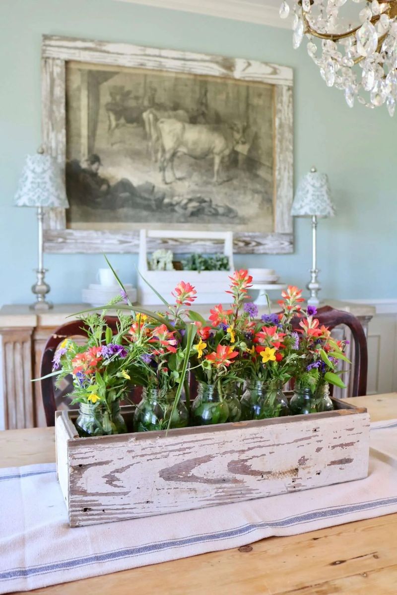 Reclaimed Barn Wood Planter Box