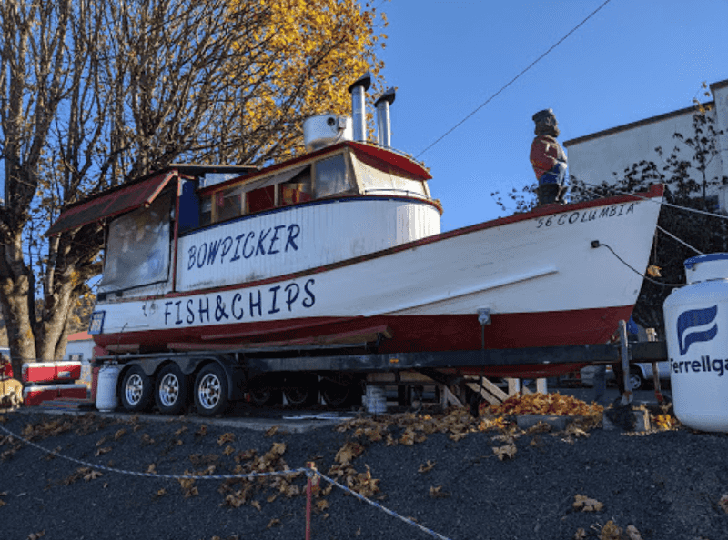 Bowpicker Fish & Chips – Astoria's Converted Fishing Boat