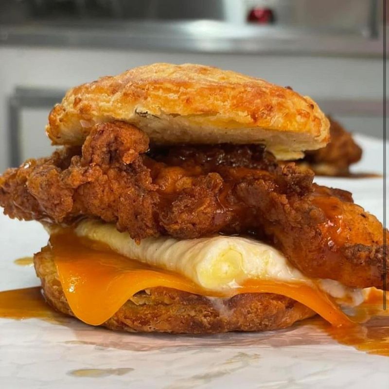 Tennessee Biscuit Breakfasts Worth Waiting For - Decor Hint Beacon Light Tea Room's Country Ham Biscuit Heaven