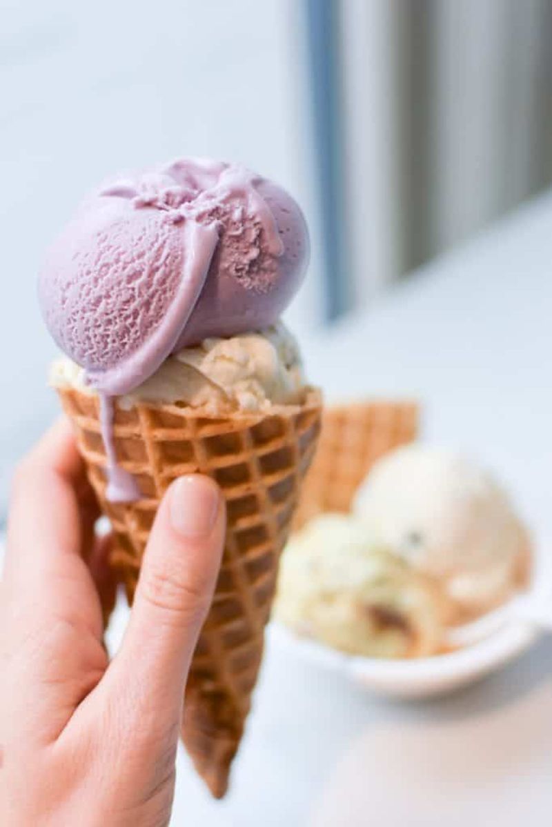 Lavender Honey Ice Cream