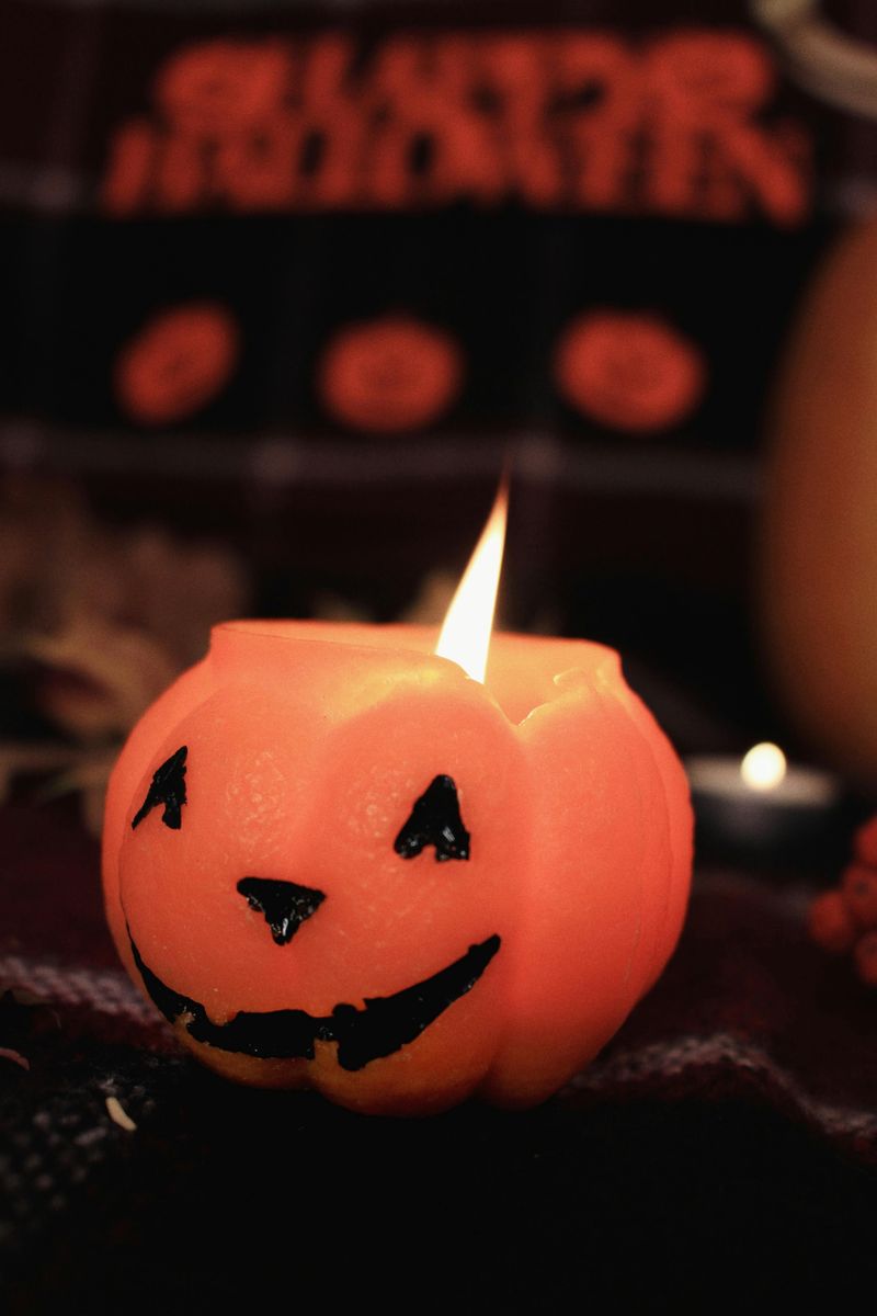 Sweet And Spooky Pumpkin Candles