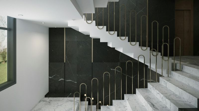 Dramatic Floor Tile Pattern