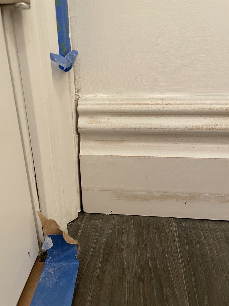 Visible Gaps Around Trim Or Baseboards