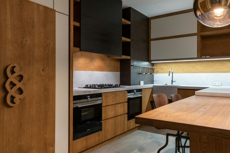 Modern Farmhouse Kitchen Ideas That May Feel Less Cliché - Decor Hint Moody Color Palettes Replace All-White