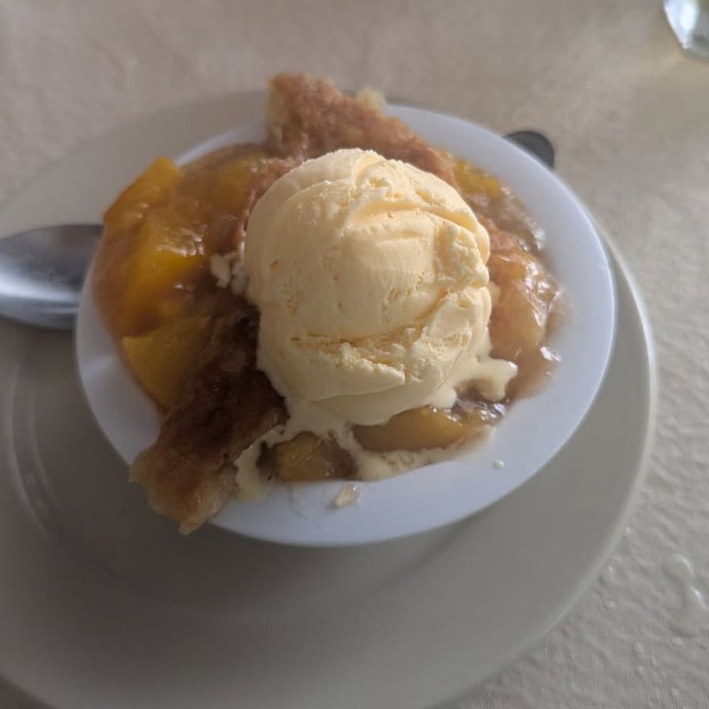 Aunt Evelyn's Peach Cobbler — Atlanta, GA